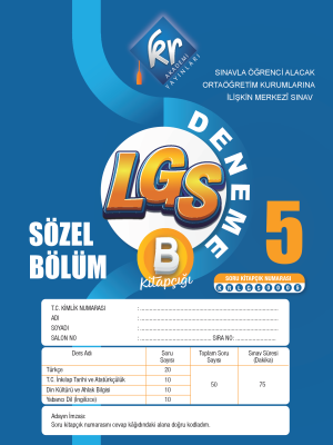 Lgs Sözel Deneme 5B