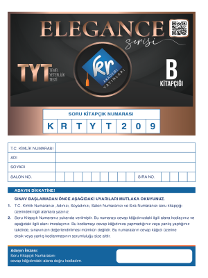 Tyt Kurumsal Elegance Deneme 5B