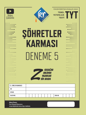 TYT - ŞÖHRETLER KARMASI - DENEME 5